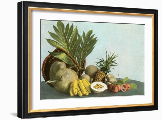 Hawaiian Tropical Fruits-null-Framed Art Print