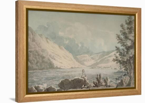 'Hawes Water, Westmorland', c1790, (1935)-Edward Dayes-Framed Premier Image Canvas