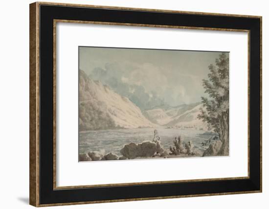 'Hawes Water, Westmorland', c1790, (1935)-Edward Dayes-Framed Giclee Print