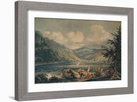 'Hawes Water, Westmorland', c1790, (1935)-Edward Dayes-Framed Giclee Print