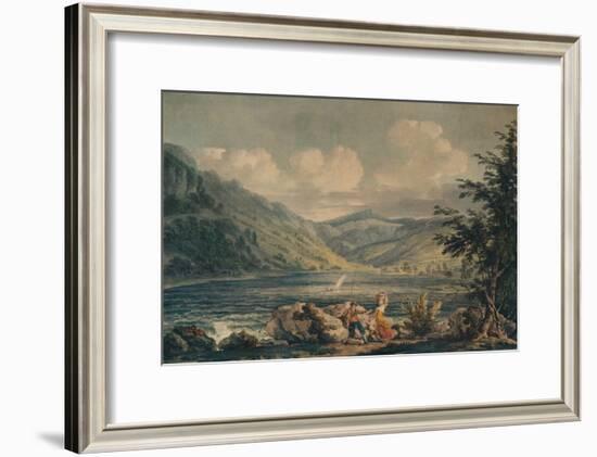 'Hawes Water, Westmorland', c1790, (1935)-Edward Dayes-Framed Giclee Print