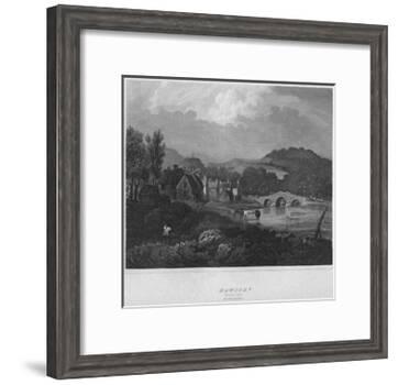 'Hawick. (General View.) Roxburghshire', 1814-John Greig-Framed Giclee Print