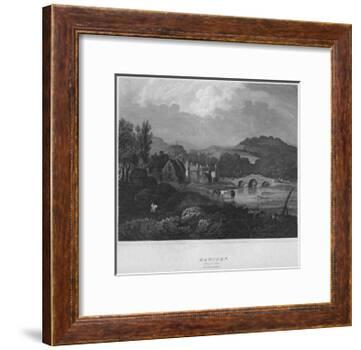 'Hawick. (General View.) Roxburghshire', 1814-John Greig-Framed Giclee Print