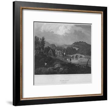 'Hawick. (General View.) Roxburghshire', 1814-John Greig-Framed Giclee Print