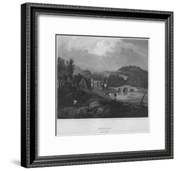 'Hawick. (General View.) Roxburghshire', 1814-John Greig-Framed Giclee Print