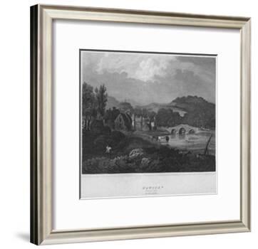 'Hawick. (General View.) Roxburghshire', 1814-John Greig-Framed Giclee Print