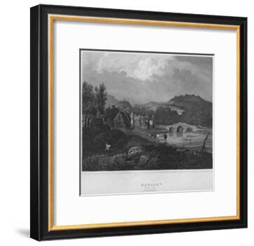 'Hawick. (General View.) Roxburghshire', 1814-John Greig-Framed Giclee Print
