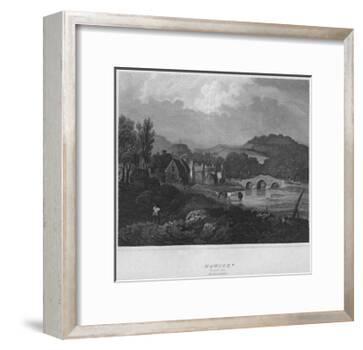 'Hawick. (General View.) Roxburghshire', 1814-John Greig-Framed Giclee Print