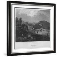 'Hawick. (General View.) Roxburghshire', 1814-John Greig-Framed Giclee Print
