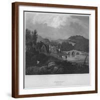 'Hawick. (General View.) Roxburghshire', 1814-John Greig-Framed Giclee Print