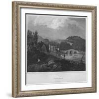 'Hawick. (General View.) Roxburghshire', 1814-John Greig-Framed Giclee Print
