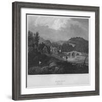 'Hawick. (General View.) Roxburghshire', 1814-John Greig-Framed Giclee Print