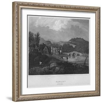 'Hawick. (General View.) Roxburghshire', 1814-John Greig-Framed Giclee Print