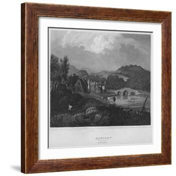 'Hawick. (General View.) Roxburghshire', 1814-John Greig-Framed Giclee Print