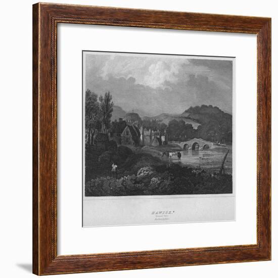 'Hawick. (General View.) Roxburghshire', 1814-John Greig-Framed Giclee Print