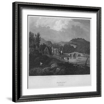 'Hawick. (General View.) Roxburghshire', 1814-John Greig-Framed Giclee Print