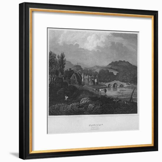 'Hawick. (General View.) Roxburghshire', 1814-John Greig-Framed Giclee Print