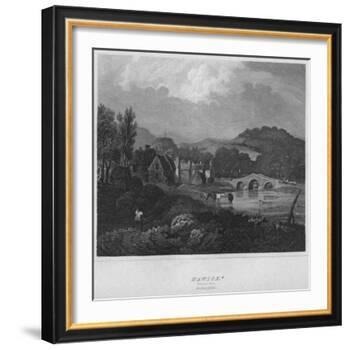 'Hawick. (General View.) Roxburghshire', 1814-John Greig-Framed Giclee Print