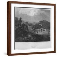 'Hawick. (General View.) Roxburghshire', 1814-John Greig-Framed Giclee Print