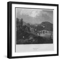 'Hawick. (General View.) Roxburghshire', 1814-John Greig-Framed Giclee Print