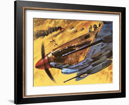 Hawker Hurricane-Wilf Hardy-Framed Giclee Print