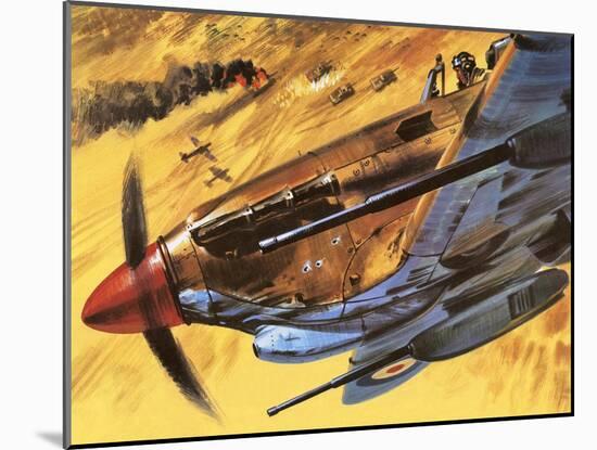 Hawker Hurricane-Wilf Hardy-Mounted Giclee Print