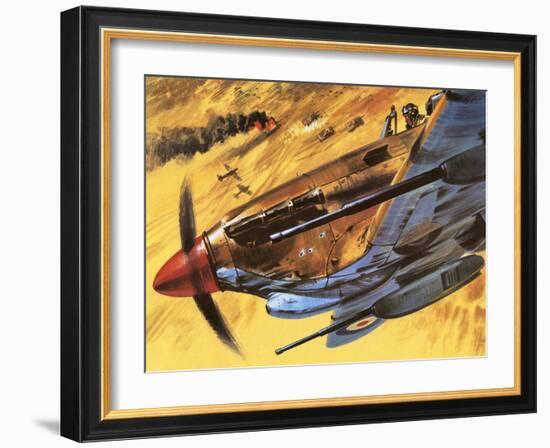 Hawker Hurricane-Wilf Hardy-Framed Giclee Print