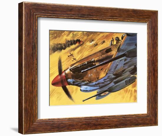 Hawker Hurricane-Wilf Hardy-Framed Giclee Print