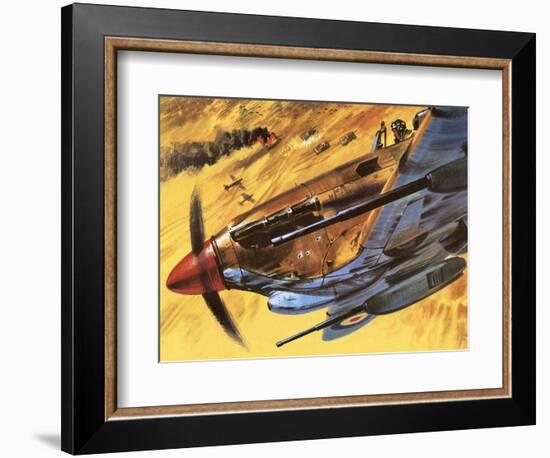 Hawker Hurricane-Wilf Hardy-Framed Giclee Print