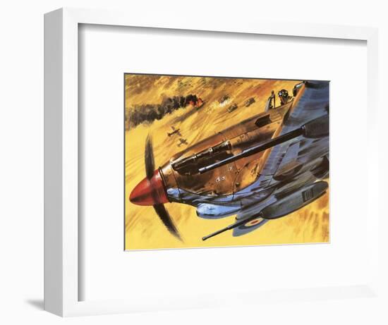 Hawker Hurricane-Wilf Hardy-Framed Premium Giclee Print