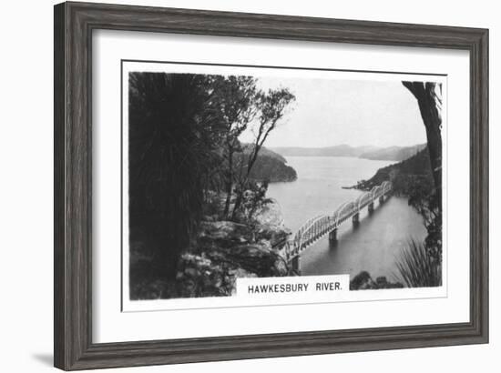 Hawkesbury River, Australia, 1928-null-Framed Giclee Print