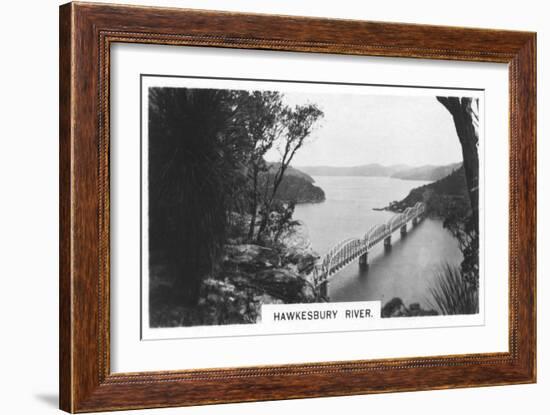 Hawkesbury River, Australia, 1928-null-Framed Giclee Print