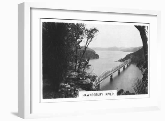 Hawkesbury River, Australia, 1928-null-Framed Giclee Print