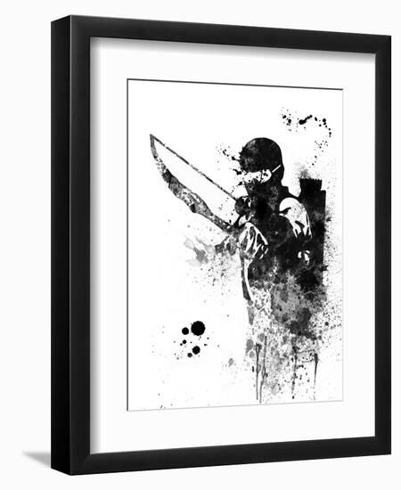 Hawkeye Watercolor I-Jack Hunter-Framed Premium Giclee Print