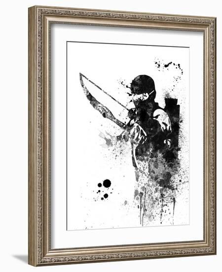 Hawkeye Watercolor I-Jack Hunter-Framed Art Print