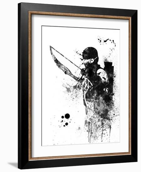 Hawkeye Watercolor I-Jack Hunter-Framed Art Print