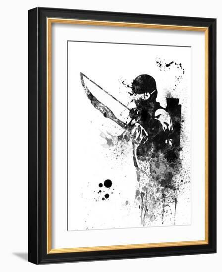 Hawkeye Watercolor I-Jack Hunter-Framed Art Print