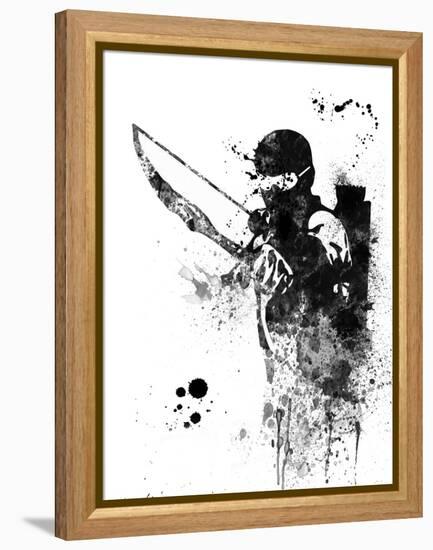 Hawkeye Watercolor I-Jack Hunter-Framed Stretched Canvas