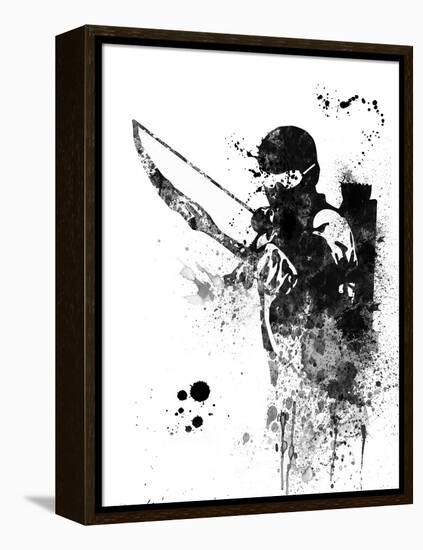 Hawkeye Watercolor I-Jack Hunter-Framed Stretched Canvas