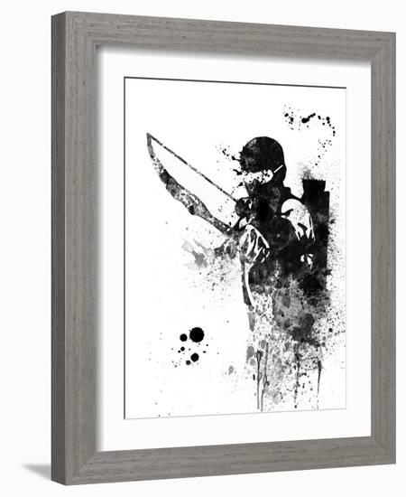 Hawkeye Watercolor I-Jack Hunter-Framed Art Print