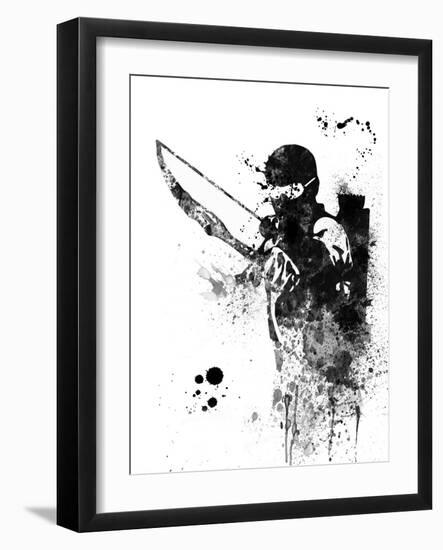 Hawkeye Watercolor I-Jack Hunter-Framed Art Print