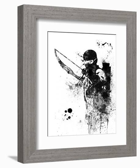 Hawkeye Watercolor I-Jack Hunter-Framed Premium Giclee Print