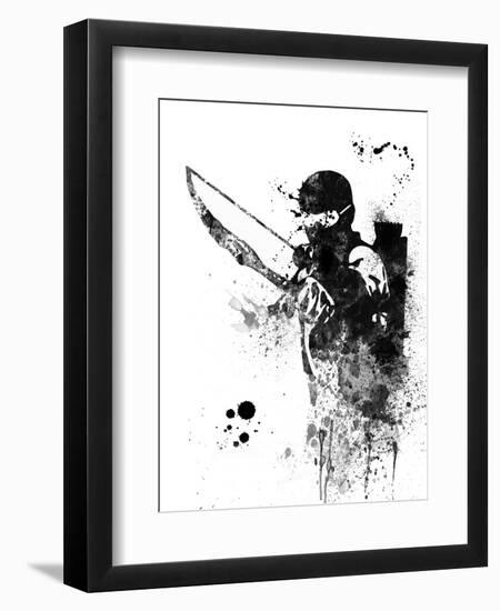 Hawkeye Watercolor I-Jack Hunter-Framed Premium Giclee Print