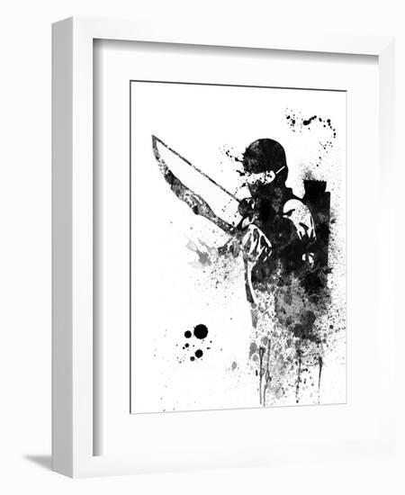 Hawkeye Watercolor I-Jack Hunter-Framed Premium Giclee Print