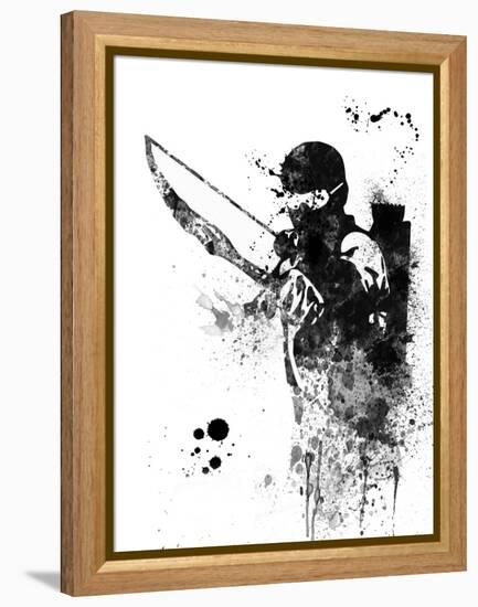 Hawkeye Watercolor I-Jack Hunter-Framed Stretched Canvas