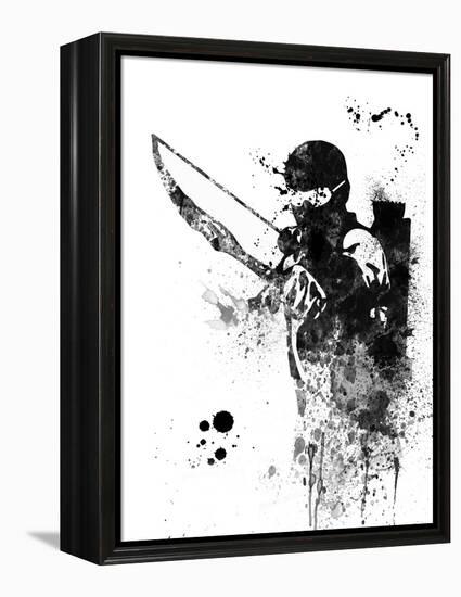 Hawkeye Watercolor I-Jack Hunter-Framed Stretched Canvas