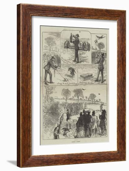 Hawking at Hendon-Charles Robinson-Framed Giclee Print