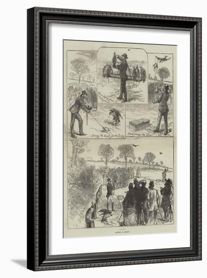 Hawking at Hendon-Charles Robinson-Framed Giclee Print