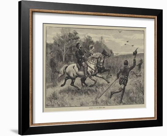 Hawking in the Olden Time-Frank Dadd-Framed Giclee Print