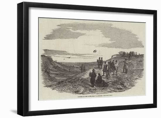 Hawking on the Downs, Near Wallingford-Harrison William Weir-Framed Giclee Print